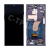 Дисплей для Samsung Galaxy S23 Ultra (S918B) модуль с рамкой Черный - (OLED)