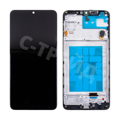 Дисплей для Samsung Galaxy M32 (M325F) модуль с рамкой Черный - (In-Cell) - Премиум