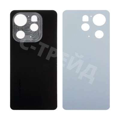 Задняя крышка для Tecno Spark 20 Pro (KJ6) Черный - Премиум