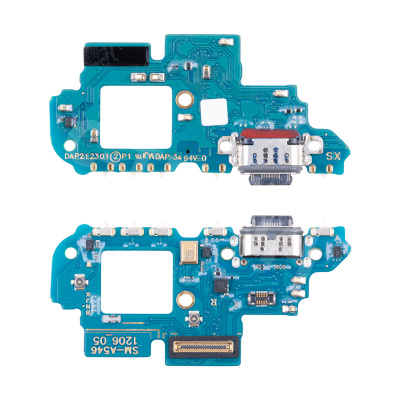 Шлейф для Samsung Galaxy A54 5G (A546E) плата системный разъем/микрофон