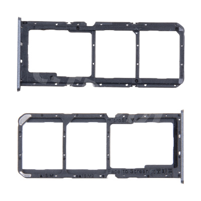 Держатель SIM для Realme C33 (RMX3624) Черный