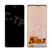 Дисплей для Samsung Galaxy A52/A52 5G/A52s 5G (A525F/A526B/A528B) в сборе с тачскрином Черный - (OLED) (Small Size)