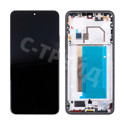 Дисплей для Xiaomi 13T (2306EPN60G) модуль с рамкой Черный - OR (SP)