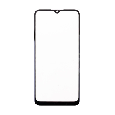 Стекло для переклейки Samsung Galaxy A02s (A025F) с OCA пленкой Черный - OR (Mitsubishi)