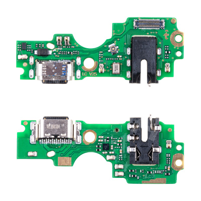 Шлейф для Infinix Hot 20 4G (X6826B) плата на системный разъем/разъем гарнитуры/микрофон