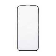 Защитное стекло "Премиум" для iPhone 15 Pro Черный (Закалённое+, полное покрытие)