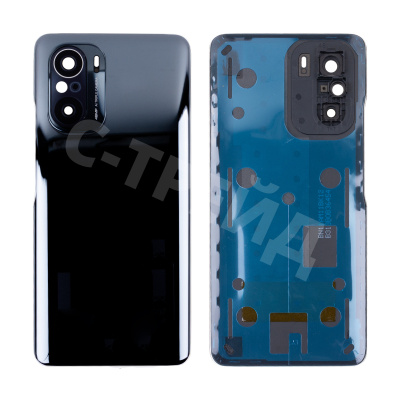 Задняя крышка для Xiaomi Poco F3 (M2012K11AG) Черный - Премиум