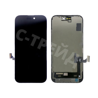 Дисплей для iPhone 15 (A3090) в сборе с тачскрином Черный - (In-Cell) Стандарт