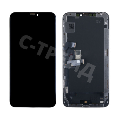 Дисплей для iPhone Xs Max (A1921/A2101) в сборе с тачскрином Черный - (Hard OLED, Full HD)