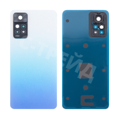 Задняя крышка для Xiaomi Redmi Note 11 Pro 4G/5G (2201116TG/2201116SG) Голубой - Премиум