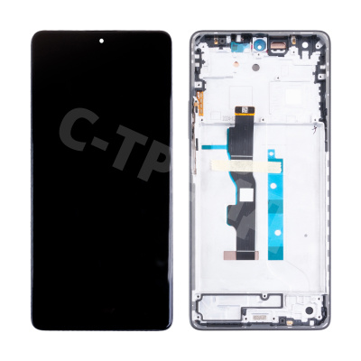 Дисплей для Xiaomi Redmi Note 13 5G (2312DRAABG/2312DRAABI) модуль с рамкой Черный - OR (SP)