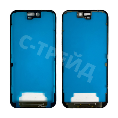 Рамка дисплея для iPhone 16 Plus (A3290) Черный - OR (Feaglet)