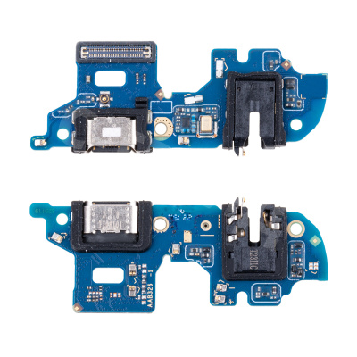 Шлейф для Realme C35 (RMX3511) плата системный разъем/разъем гарнитуры/микрофон - Премиум