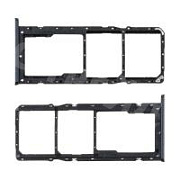 Держатель SIM для Realme C21/Narzo 50i (RMX3201/RMX3235) Черный