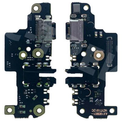 Шлейф для Xiaomi Redmi Note 8 Pro (M1906G7T) плата системный разъем/разъем гарнитуры/микрофон