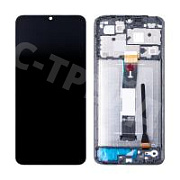 Дисплей для Xiaomi Redmi 12C (22120RN86G) модуль с рамкой Черный - OR