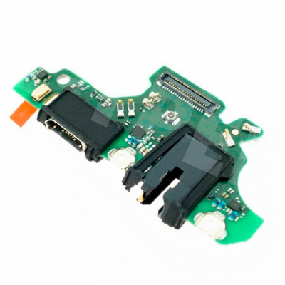 Шлейф для Huawei P30 Lite/Honor 20 Lite/20S (MAR-LX1M/MAR- LX1H) плата системный разъем/разъем гарнитуры/микрофон
