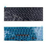 Клавиатура для ноутбука MacBook Pro 13"/Pro 15" A1706/A1707 (2016-2017, прямой Enter RU) Черный