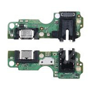 Шлейф для Tecno Spark 10 4G (KI5q) плата на системный разъем/разъем гарнитуры/микрофон - Премиум