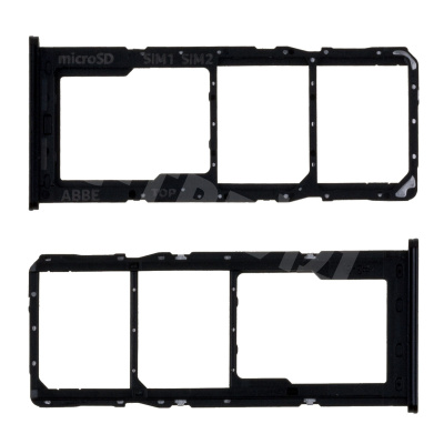 Держатель SIM для Samsung Galaxy A22 (A225F) Черный