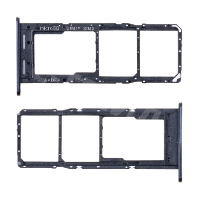 Держатель SIM для Samsung Galaxy A14 4G (A145F) Черный