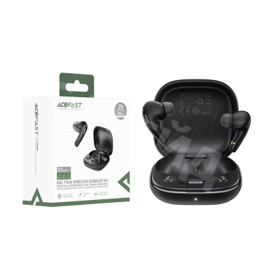 Беспроводные наушники Bluetooth Acefast W4 (TWS, вакуумные, активное шумоподавление) Черный