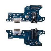 Шлейф для Samsung Galaxy A02s/A03s (A025F/A037F) плата системный разъем/разъем гарнитуры/микрофон - Премиум