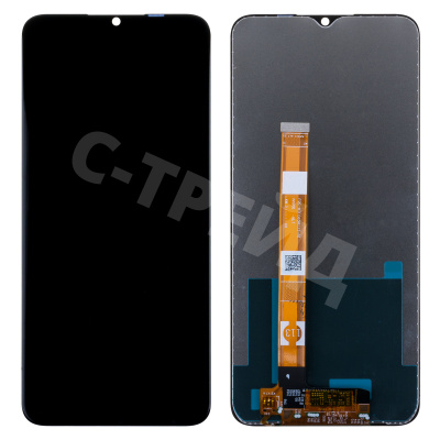 Дисплей для Realme Narzo 50A (RMX3430) в сборе с тачскрином Черный - Оптима