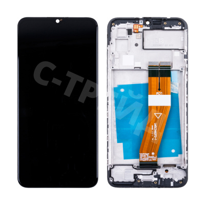 Дисплей для Samsung Galaxy A03 (A035F) модуль c рамкой Черный - OR Ref. (SP)