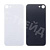 Задняя крышка для iPhone 8 Белый (стекло, монолит, широкий вырез под камеру, логотип) - Премиум