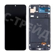 Дисплей для Samsung Galaxy A50 (A505F) модуль с рамкой Черный - (In-Cell)