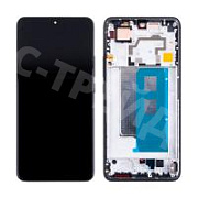 Дисплей для Xiaomi Poco F5 Pro (23013PC75G) модуль с рамкой Черный - OR (SP)