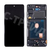 Дисплей для Samsung Galaxy S20 FE/S20 FE 5G (G780F/G781B) модуль с рамкой Синий - (In-Cell)