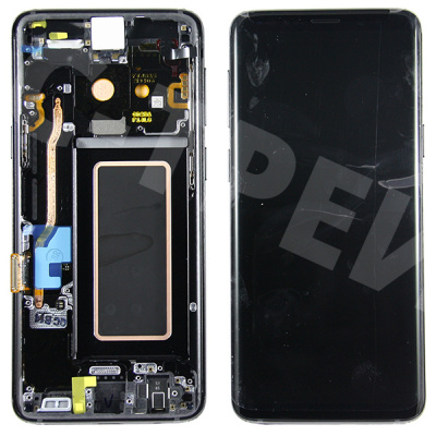 Дисплей для Samsung Galaxy S9 (G960F) модуль с рамкой Черный - OR (SP)
