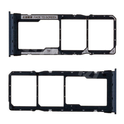 Держатель SIM для Xiaomi Redmi Note 9 (M2003J15SC/M2003J15SG) Черный