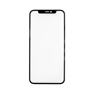 Стекло для переклейки iPhone 11 Pro в сборе с OCA пленкой Черный - OR (Mitsubishi)