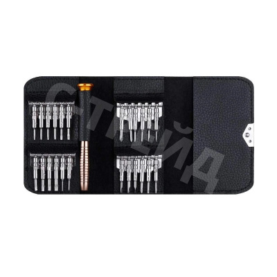 Отвертка (24 насадки + ручка, в чехле)