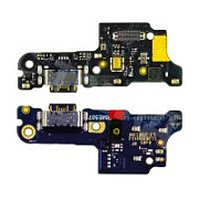 Шлейф для Xiaomi Redmi 14C/Poco C75 (2411DRN47C/2410FPCC5G) плата на системный разъем/микрофон - Премиум