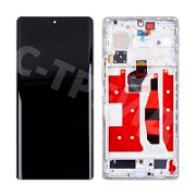 Дисплей для Huawei Honor 70 (FNE-NX9) модуль с рамкой Серебро - OR