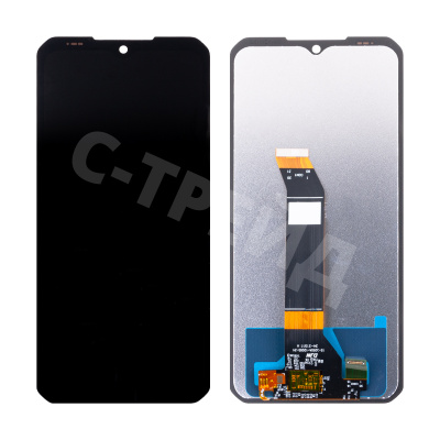 Дисплей для Doogee S100/S100 Pro в сборе с тачскрином Черный - Оптима