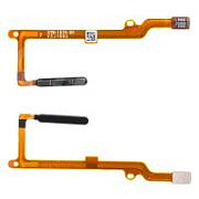 Шлейф для Huawei Nova 8i/Honor 50 Lite (NEN-LX1/NTN-LX1) сканер отпечатка пальцев Черный