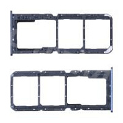 Держатель SIM для Realme C30/Narzo 50i Prime (RMX3581/RMX3506) Черный