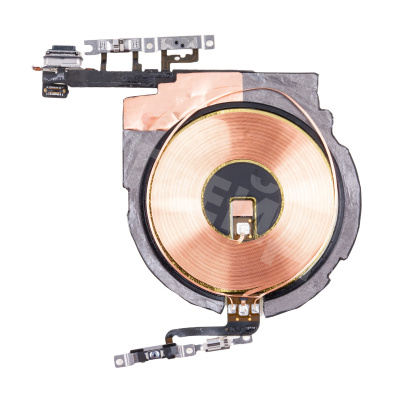 Шлейф для iPhone 13 (A2635) на беспроводную зарядку/кнопку включения/кнопки громкости - Премиум