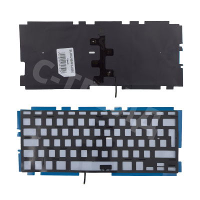 Подсветка клавиатуры для ноутбука MacBook Pro 13" A1278 (2008-2012, Г-образный Enter RU) Черный