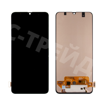 Дисплей для Samsung Galaxy A70 (A705F) в сборе с тачскрином Черный - (OLED)