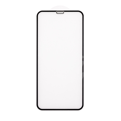 Защитное стекло "Матовое" для iPhone X/Xs/11 Pro Черный (Закалённое, полное покрытие)