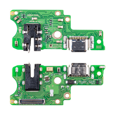 Шлейф для Infinix Note 30 Pro (X678B) плата на системный разъем/разъем гарнитуры/микрофон