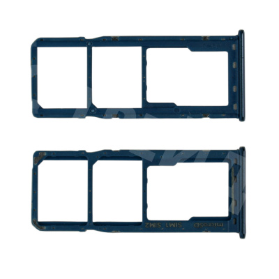 Держатель SIM для Samsung Galaxy A20/A30/A50/A70 (A205F/A305F/A505F/A705F) Синий