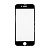 Защитное стекло "Матовое" для iPhone 7/8/SE (2020)/SE (2022) Черный (Закалённое, полное покрытие)