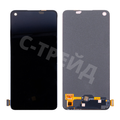 Дисплей для Realme 9 Pro+ (RMX3393/RMX3392) в сборе с тачскрином Черный - (OLED)
